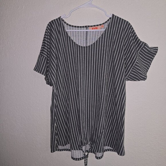 EVRI  1x Striped SS Shirt - Picture 1 of 3